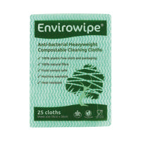 Envirowipe Folded Cloths Green Pk25