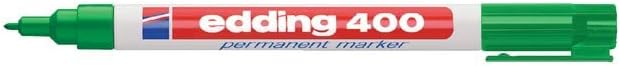 Edding 400 permanent marker Green fine round tip 1mm waterproof quick-drying