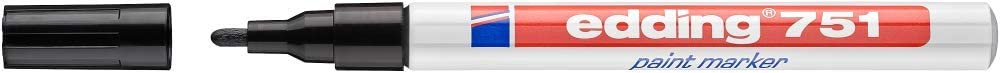 EDDING 751 permanent Paint Marker Pen Bullet TIP ALL COLOURS All Surfaces Marking