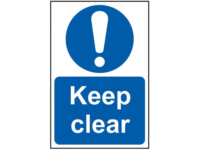 Scan SCA0253 Keep Clear - PVC 200 x 300mm |