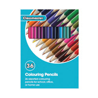 Classmaster Colour Pencils Ast Pk36