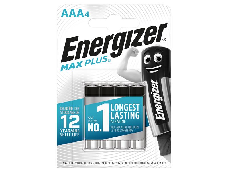 Energizer� S13459 MAX PLUS� AAA Alkaline Batteries (Pack 4)