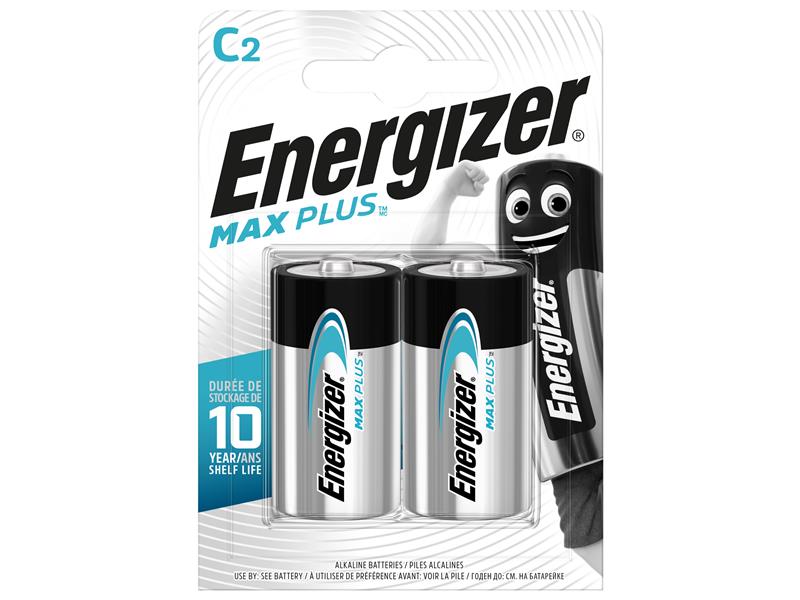 Energizer� S13461 MAX PLUS� C Alkaline Batteries (Pack 2)