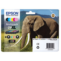 Epson 24XL Ink Ph HD CMYK/L Cy/L Mag