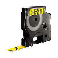 Dymo 4500 Label Tape 12mm Black/Yllw