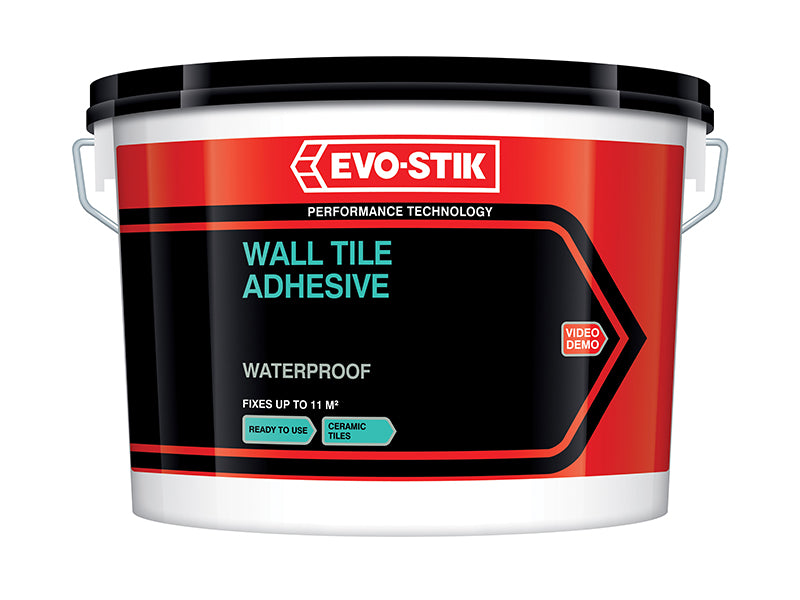 EVO-STIK 30812632 Waterproof Wall Tile Adhesive 5 litre