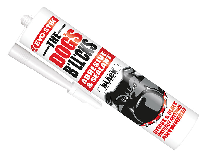EVO-STIK 30610593 The Dog's B*ll*cks Multipurpose Adhesive & Sealant Black 290ml