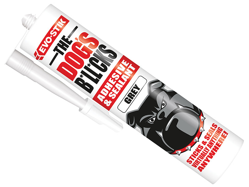 EVO-STIK 30610595 The Dog's B*ll*cks Multipurpose Adhesive & Sealant Grey 290ml