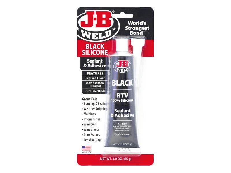JBW Silicone Sealant & Adhesive Black 85g