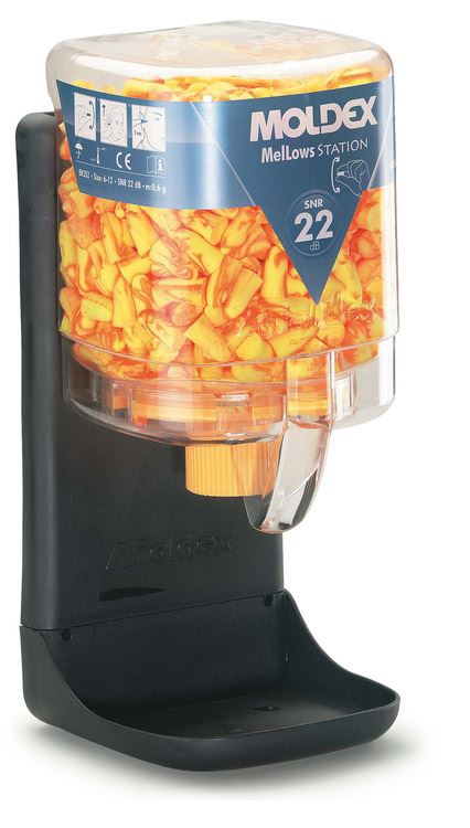 MOLDEX 7625 MELLOWS SMALL EAR PLUGS DISPENSER CLEAR