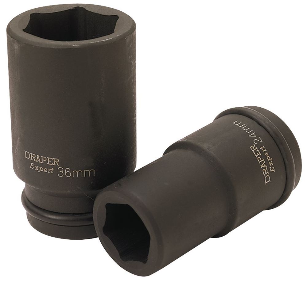 Draper 24MM IMP.DEEP SCKET 3/4DR 71883 3/4" Sq. Dr. Draper Expert HI-TORQ® Metric Deep Impact Sockets