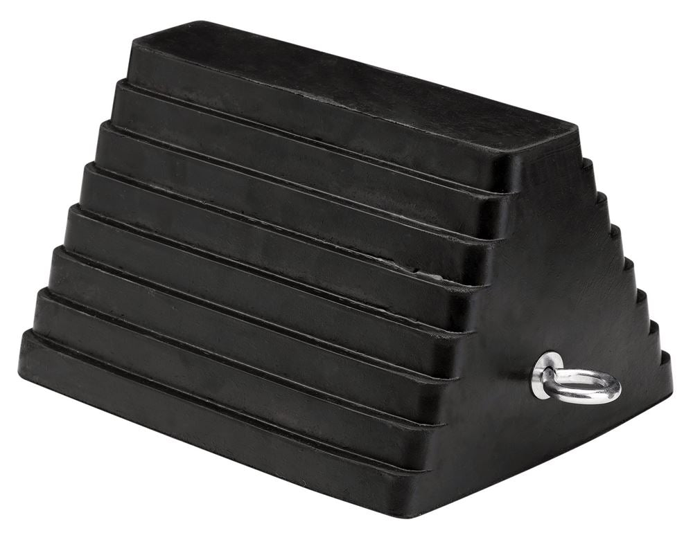 Draper RUBBER WHEEL CHOCKS - SINGLE Rubber Wheel Chock, 10 Tonne