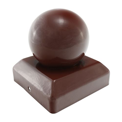 TIMCO Ball Post Cap - Red 100mm Red Pack 1