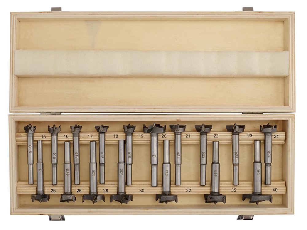 Draper FORSTNER BIT SET - 17PCS 08930 Forstner Drill Bit Set (17 Piece)