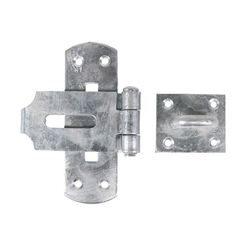 TIMCO Heavy Vertical Hasp-Staple HDG 6" Pack 1