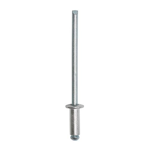 TIMCO Rivets Dome Head Aluminium 3.2 x 8 Pack 500