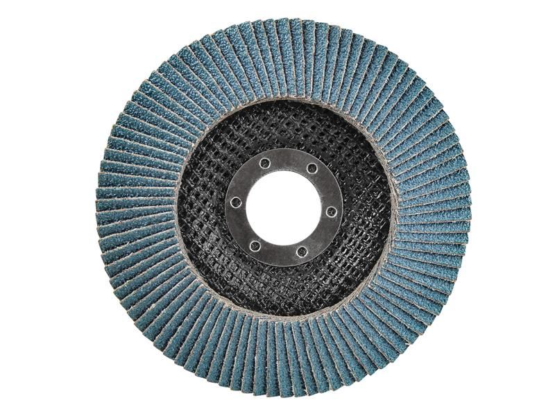 Faithfull FAIFD125120Z Zirconia Abrasive Jumbo Flap Disc ZA120 125 FAIFD125120Z |