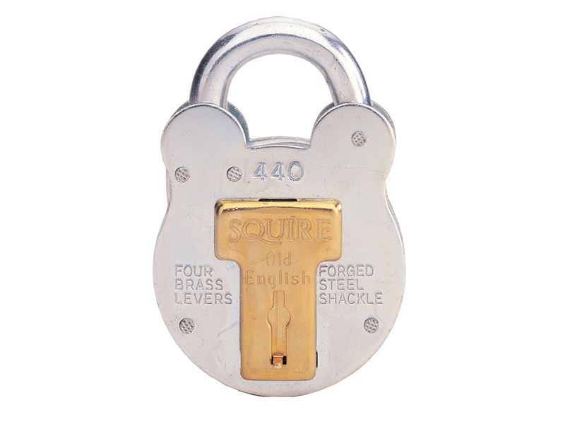 Squire 440/KA PEF3 440KA Old English Padlock with Steel Case 51mm Keyed