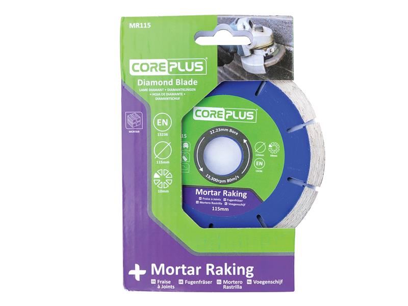 CorePlus CORDBMR115 MR115 Mortar Raking Diamond Blade 115mm