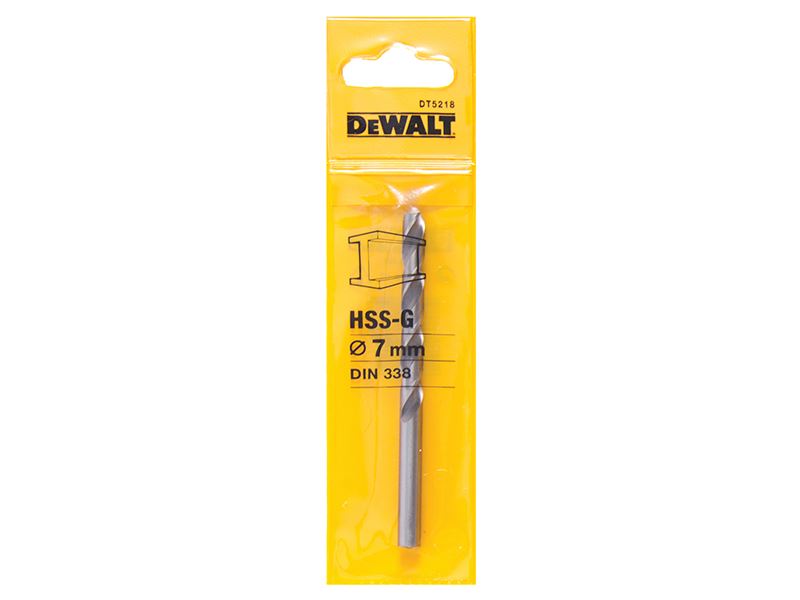 DeWalt DT5218-QZ HSS-G Jobber Drill Bit 7.0mm OL:109mm WL:69mm