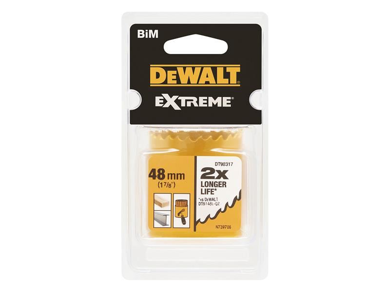 DeWalt Power Tools Extreme Bi-Metal Hole Saw 48mm