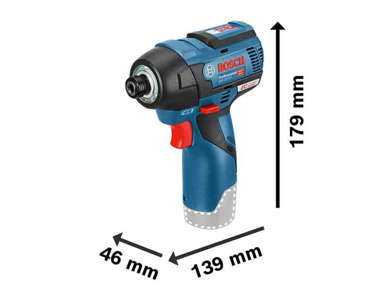 BSH GDR 12V-110 Professional 1/4in Impact Driver 12V Bare Unit