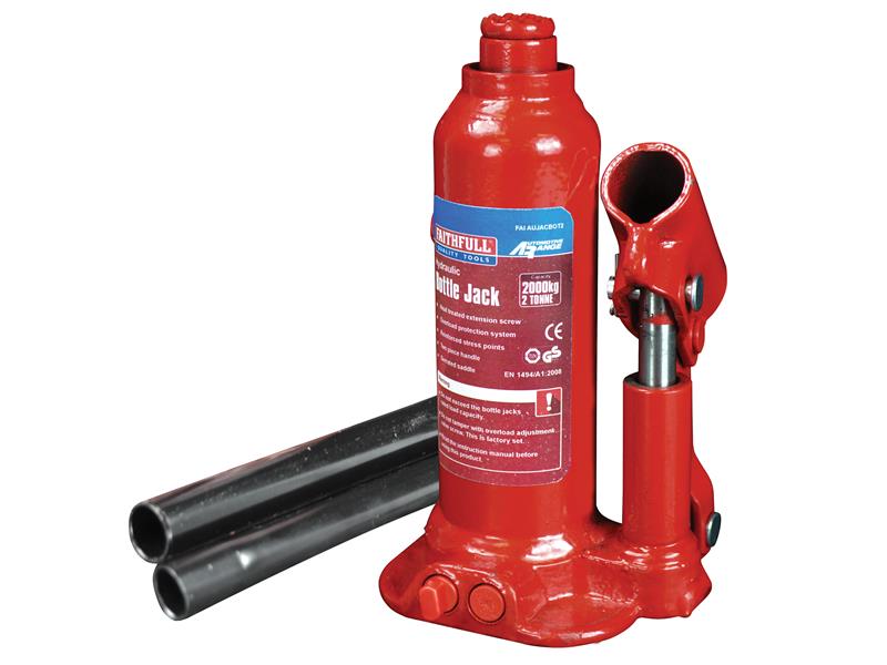 Faithfull TH90204 Bottle Jack 2 Tonnes