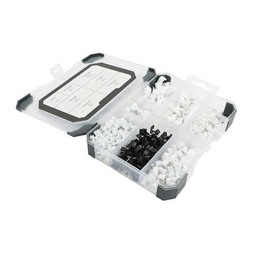 TIMCO Cable Clips Mixed Tray - 290pcs Tray OF 1 - TRAY780