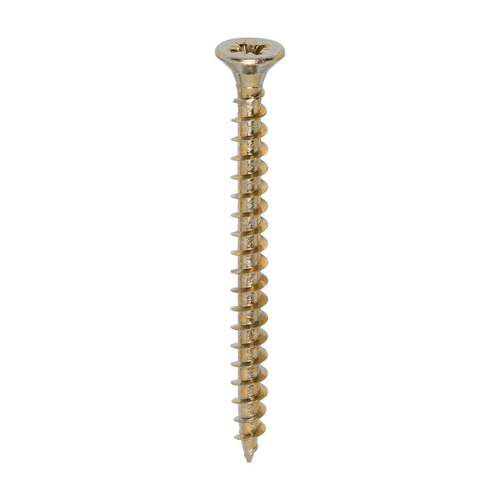 TIMCO Solo Woodscrew CSK - ZYP (IND) 5.0 x 60 Gold Pack 1000