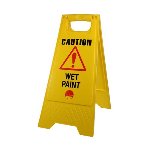TIMCO A-Frame Sign Wet Paint 610 x 300 x 30 Pack 1