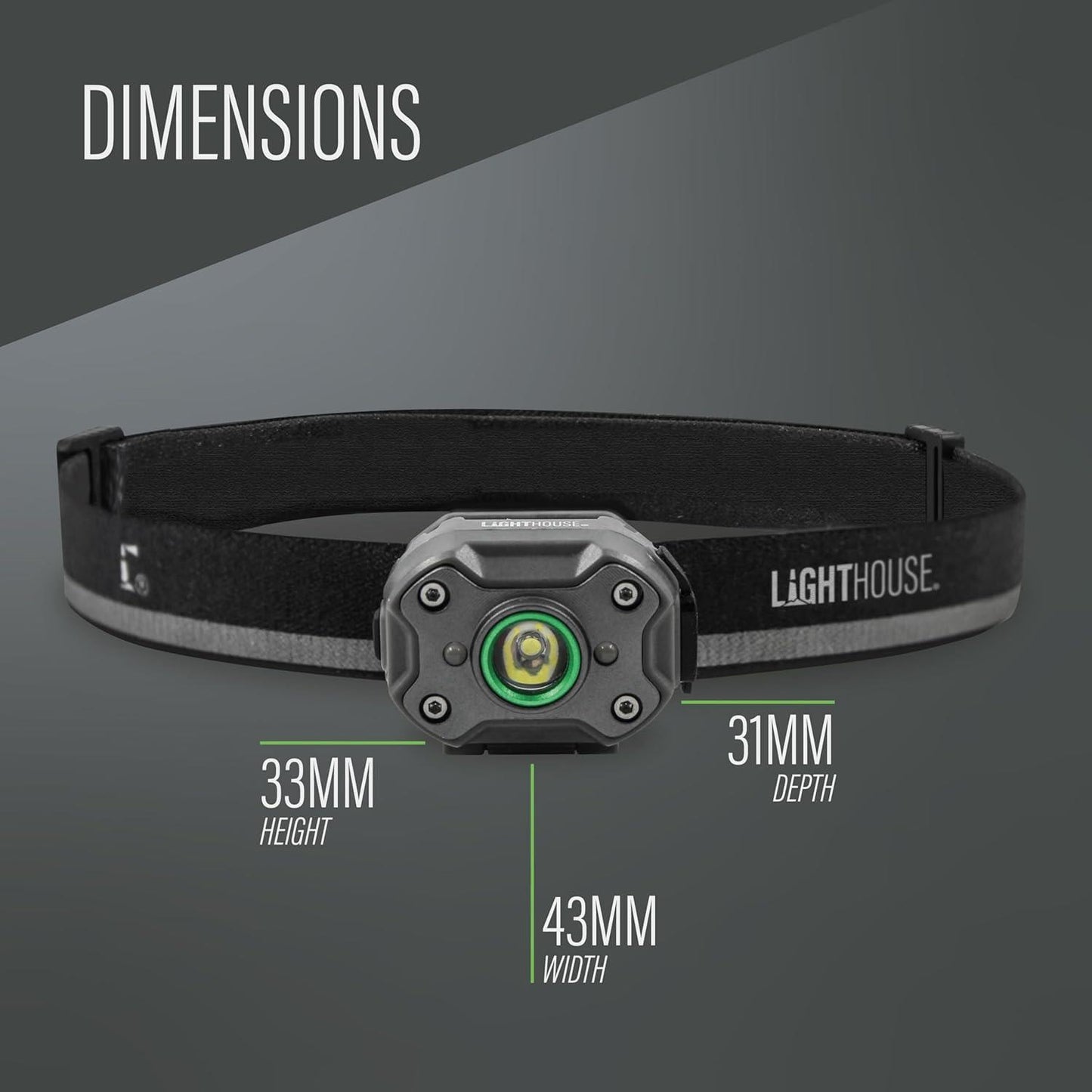 Lighthouse 400 Lumens Elite Rechargeable Headlight