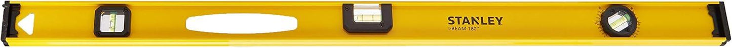 Stanley PRO 180 I Beam Spirit Level 100cm 3 Vial Heavy Duty Builders Level