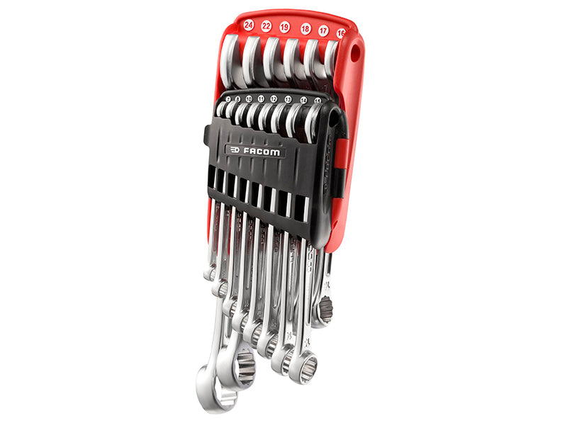 Facom 440.JP14PB 440.JP14P Combination Spanner Set, 14 Piece