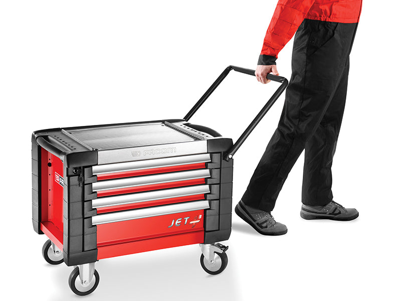 Facom JET.CR4M3 JET.CR4M3 Mobile Chest Jet M3 4 Drawer Red