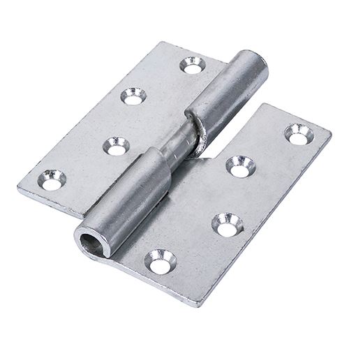 TIMCO Rising Butt Hinge RIGHT Zinc 100 x 86 Silver Pack 2