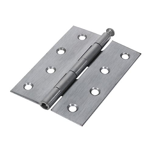 TIMCO Butt Hinge Loose Pin S/Chrome 100 x 71 Pack 2