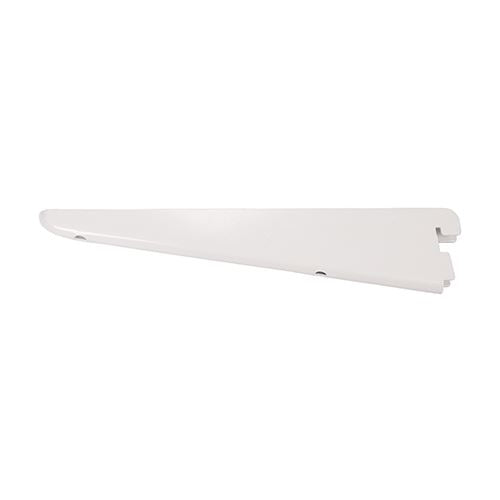 MOQ - TIMCO Twin Slot Shelf Bracket White 220mm White Pack 1