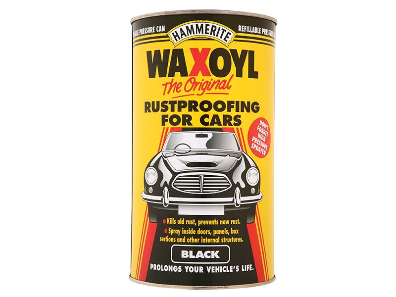 Hammerite 5095886 Waxoyl Black Pressure Can 2.5 Litre