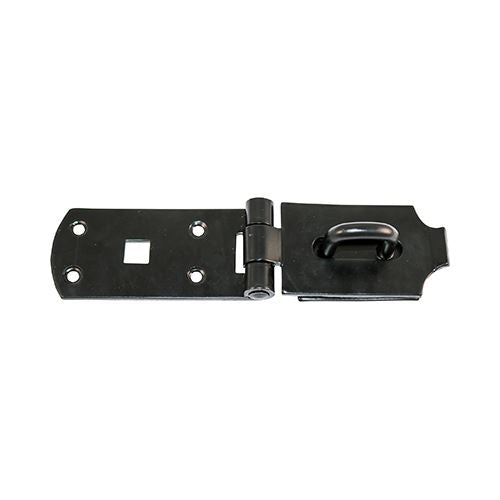 TIMCO Heavy Secure Hasp-Staple BLK 10" Black Pack 1