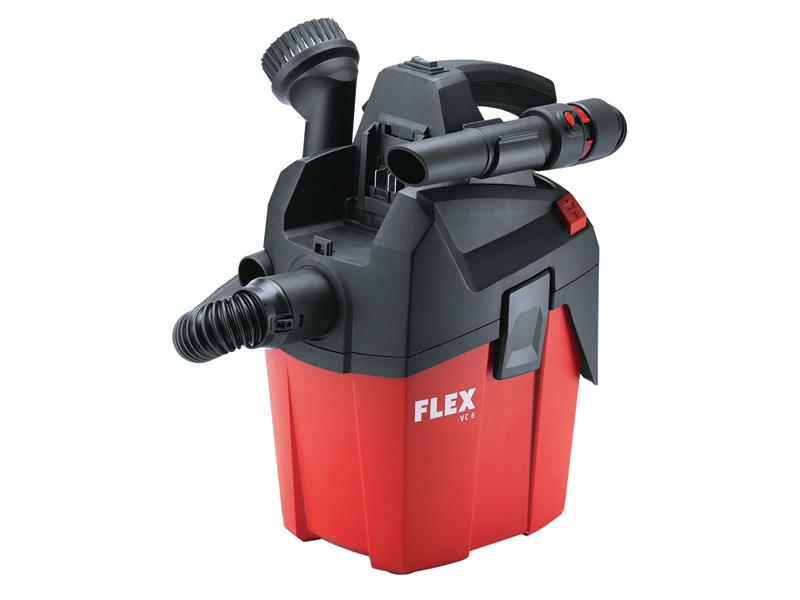 FlexPowerTools 481491 VC 6 L MC 18.0 Compact Vacuum Cleaner 18V Bare Unit