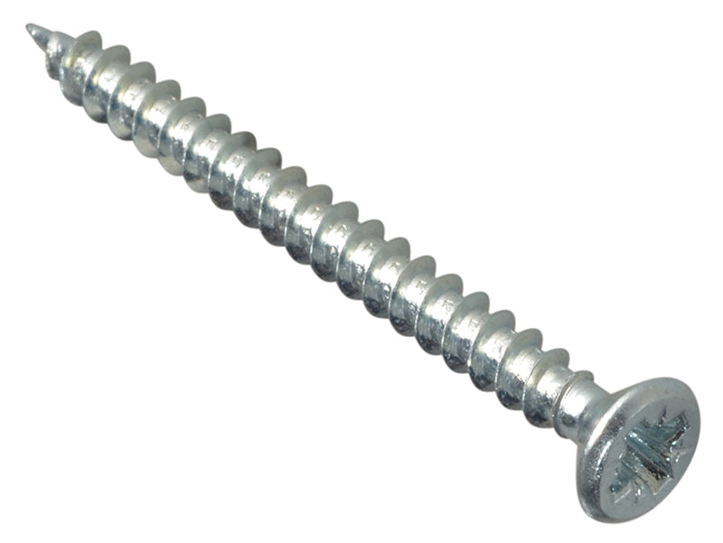 ForgeFix FPMPS3540ZP Multi-Purpose Pozi Compatible Screw CSK ST ZP 3.5 x 40mm Forge Pack 25