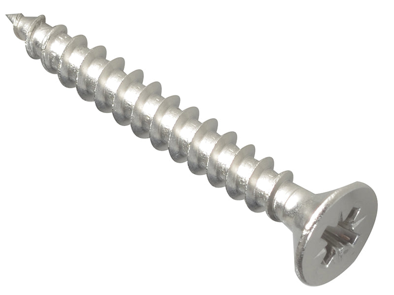ForgeFix FPMPS540SS Multi-Purpose Pozi Compatible Screw CSK ST S/Steel 5.0 x 40mm Forge Pack 15