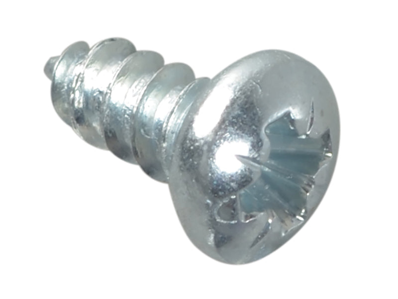 ForgeFix FPSTPP144ZP Self-Tapping Screw Pozi Compatible Pan Head ZP 1/4in x 4 ForgePack 80