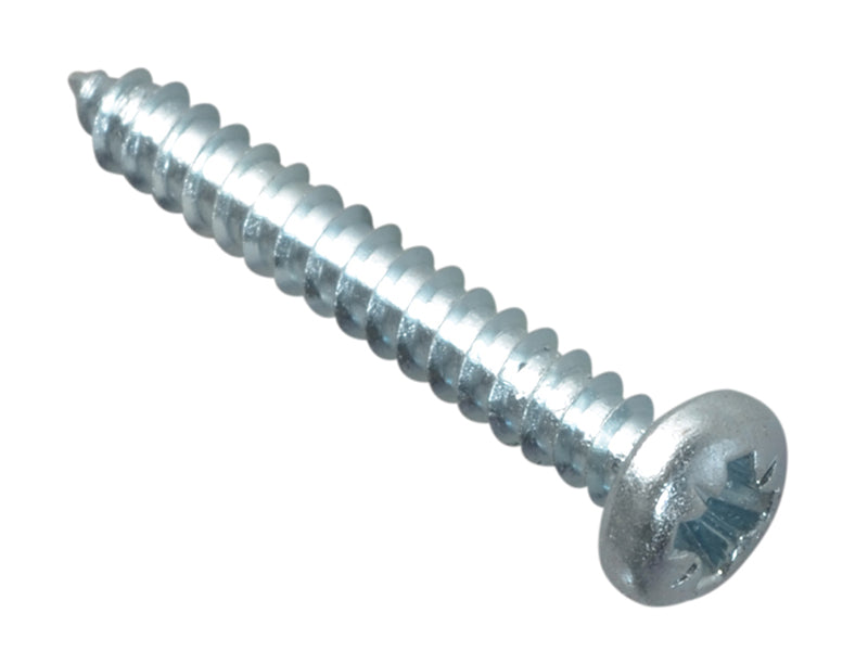 ForgeFix FPSTPP16ZP Self-Tapping Screw Pozi Compatible Pan Head ZP 1in x 6 ForgePack 30