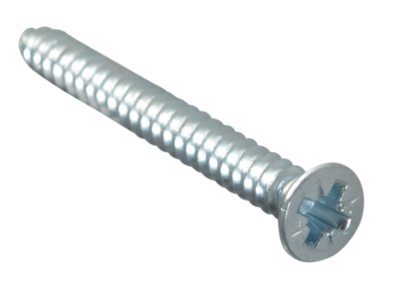 ForgeFix FPSTCSK1128ZP Self-Tapping Screw Pozi Compatible CSK ZP 1.1/2in x 8 ForgePack 12