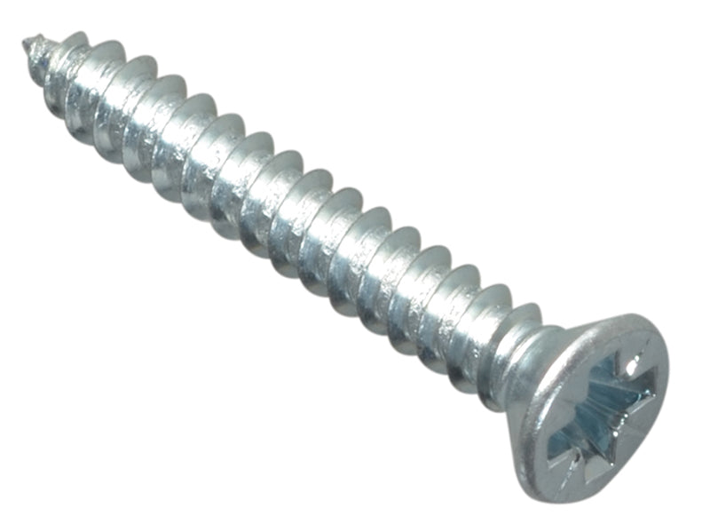 ForgeFix FPSTCSK16ZP Self-Tapping Screw Pozi Compatible CSK ZP 1in x 6 ForgePack 30