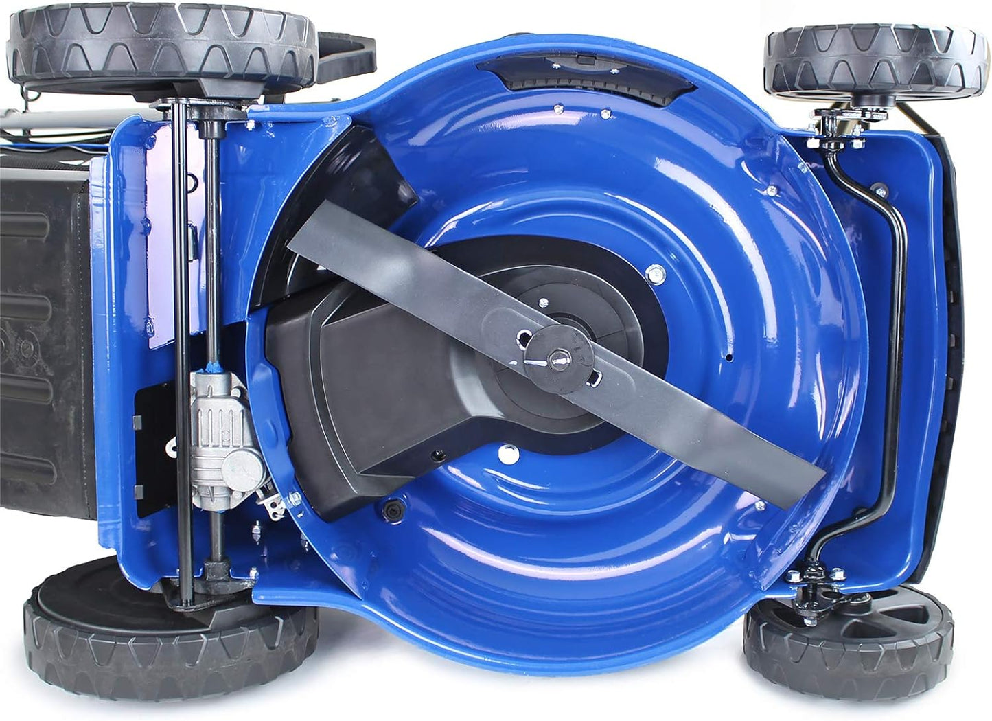 Hyundai 18"/46cm 139cc Electric-Start Self-Propelled Petrol Lawnmower | HYM460SPE