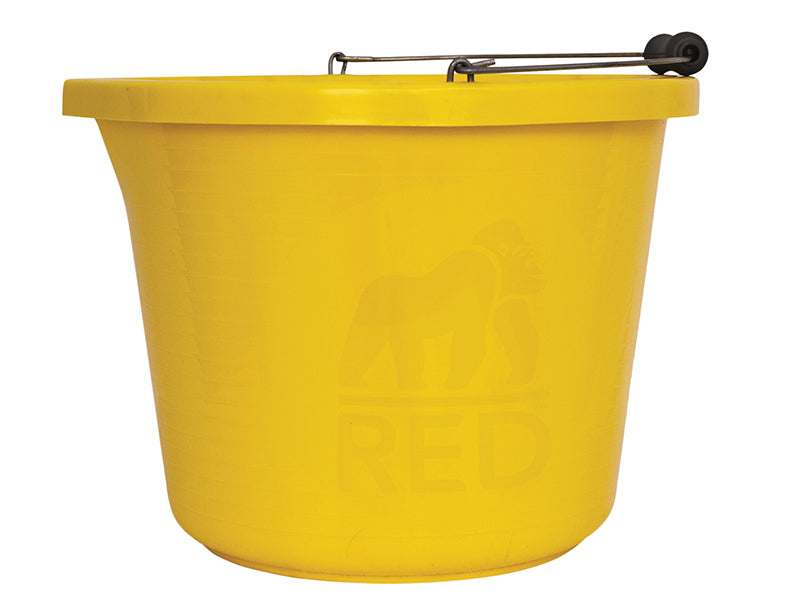 RedGorilla PRM/Y Premium Bucket 14 litre (3 gallon) - Yellow