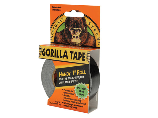 GorillaGlue 3044401 Gorilla Tape� Handy Roll 25mm x 9m Black