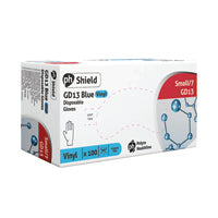 Shield Pf Vinyl Gloves S Pk100 GD13
